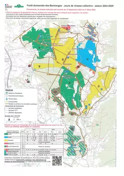 Jours de chasse collective - Saison 2024-2025
